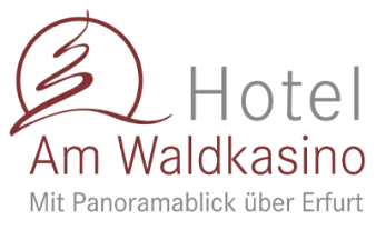 Hotel am Waldkasino mit Panoramablick über Erfurt Logo